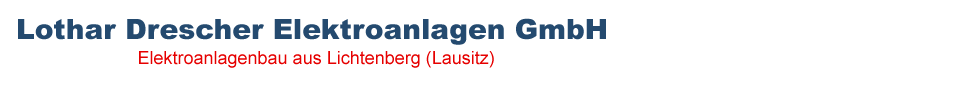 Elektroanlagen Drescher  alt